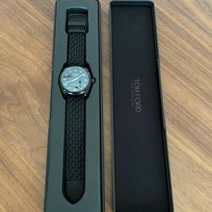 Tom Ford 002 Ocean Plastic Watch Black